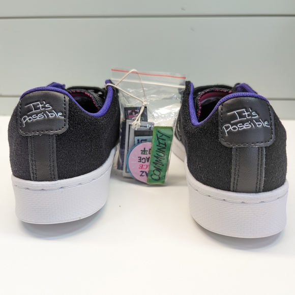 Converse Pro Leather Low It's Possible A01649C Black Tennis shoes size Women's 7 - Picture 5 of 9